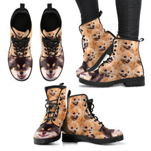Load image into Gallery viewer, Cute Pomeranian Print Boots For Women- Free Shipping