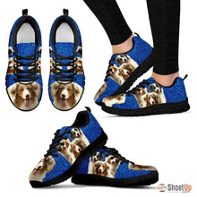 Load image into Gallery viewer, Customized Three Dog Print (Black/White) Running Shoes For Women-Free Shipping