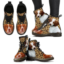 Load image into Gallery viewer, Brittany Print Boots For Women-Express Shipping