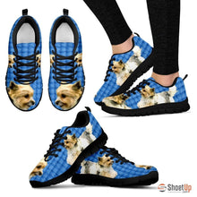 Load image into Gallery viewer, Customized Dog Print (Black/White) Running Shoes For Women Designed By Shanan Roth-Free Shipping