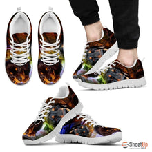 Load image into Gallery viewer, Coonhound Dog Print Running Shoe For Men- Free Shipping