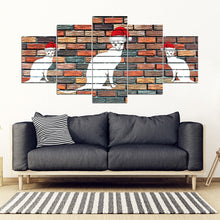 Load image into Gallery viewer, Cornish Rex Cat Print-5 Piece Framed Canvas- Free Shipping
