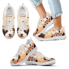 Load image into Gallery viewer, Cute Old English Sheepdog Print Running Shoes For Kids- Free Shipping