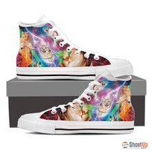 Load image into Gallery viewer, Cat-Women's Canvas Shoes-3D Print-Free Shipping