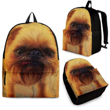 Load image into Gallery viewer, Brussels Griffon Print Backpack- Express Shipping