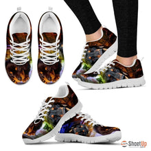 Load image into Gallery viewer, Coonhound Dog Print Running Shoe For Women- Free Shipping