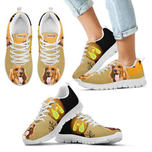 Load image into Gallery viewer, Cocker Spaniel Halloween Print Running Shoes For Kids And Women- Free Shipping