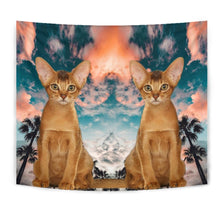 Load image into Gallery viewer, Cute Abyssinian Cat Print Tapestry-Free Shipping