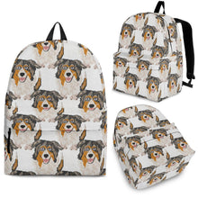 Load image into Gallery viewer, Australian Shepherd Dog Print Backpack-Express Shipping