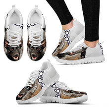 Load image into Gallery viewer, Customized Dog Print Sneakers For Women(White)-Designed By Andrea Frey-Express Shipping