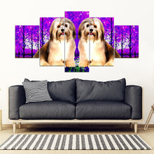 Load image into Gallery viewer, Cute Havanese 5 Piece Framed Canvas- Free Shipping
