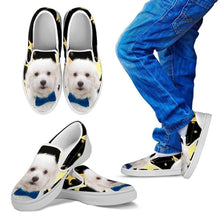 Load image into Gallery viewer, Coton De Tulear Print Running Slip Ons For Kids- Express Shipping