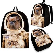 Load image into Gallery viewer, Brussels Griffon Print Backpack- Express Shipping