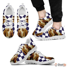 Load image into Gallery viewer, Bracco Italiano Dog (White/Black) Running Shoes For Men-Free Shipping