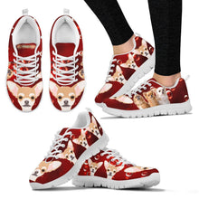 Load image into Gallery viewer, Chihuahua On Red-Women's Running Shoes-Free Shipping