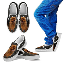 Load image into Gallery viewer, Cute Australian Terrier Print Slip Ons For Kids-Express Shipping