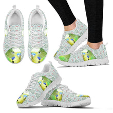 Load image into Gallery viewer, Budgerigar Parrot Print Christmas Running Shoes For Women-Free Shipping