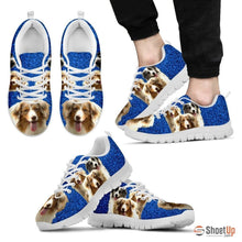Load image into Gallery viewer, Customized Three Dog Print (Black/White) Running Shoes For Men-Free Shipping Limited Edition