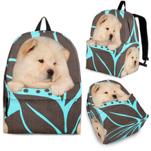 Load image into Gallery viewer, Chow Chow Dog Print Backpack-Express Shipping