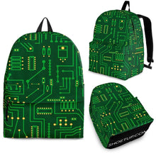Load image into Gallery viewer, Circuit Board Pattern Backpack (Design 1) - Free Express Shipping