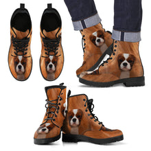 Load image into Gallery viewer, Cavalier King Charles Spaniel Print Boots For Men-Free Shipping