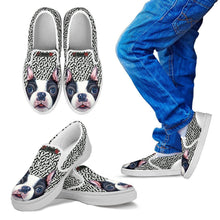 Load image into Gallery viewer, Cute Boston Terrier Print Slip Ons For Kids-Free Shipping