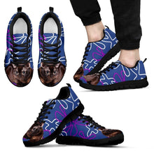 Load image into Gallery viewer, Burmese Cat  Print (White/Black) Running Shoes For Men-Free Shipping