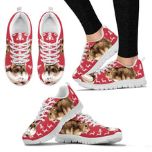 Load image into Gallery viewer, Campbell's Dwarf Hamster Print Christmas Running Shoes For Women- Free Shipping