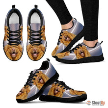 Load image into Gallery viewer, Customized Dog Print (White/Black) Running Shoes For Women-Free Shipping-Designed By Raffaella Belletti(2032)