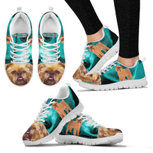 Load image into Gallery viewer, Brussels Griffon On Deep Skyblue Print Running Shoes For Women- Free Shipping