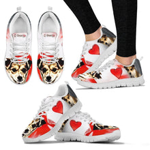 Load image into Gallery viewer, Cartoonize Dog Print Running Shoes For Women- Design By Sandy Hunter-Express Shipping