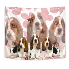 Load image into Gallery viewer, Cute Basset Hound Print Tapestry-Free Shipping