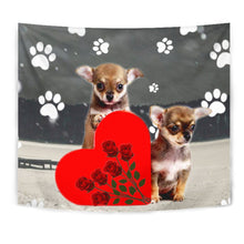 Load image into Gallery viewer, Cute Chihuahua Puppies Print Tapestry-Free Shipping