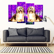 Load image into Gallery viewer, Cute Havanese 5 Piece Framed Canvas- Free Shipping
