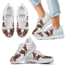 Load image into Gallery viewer, Chihuahua Dog Black Dots Print Running Shoes For Kids-Free Shipping