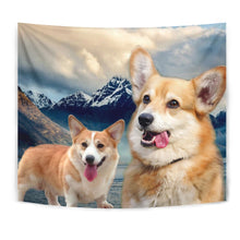 Load image into Gallery viewer, Cute Pembroke Welsh Corgi Print Tapestry-Free Shipping