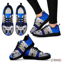 Load image into Gallery viewer, Cool 'Central Asian Shepherd Dog' (White/Black) Running Shoes For Women-Free Shipping