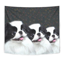 Load image into Gallery viewer, Cute Japanese Chin Dog Print Tapestry-Free Shipping