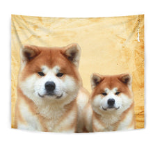 Load image into Gallery viewer, Cute Akita Inu Dog Print Tapestry-Free Shipping
