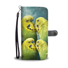 Load image into Gallery viewer, Cute Budgerigar Print Wallet Case- Free Shipping