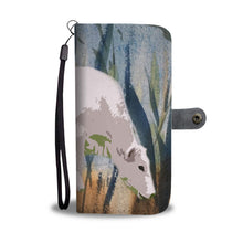 Load image into Gallery viewer, Chianina Cattle (Cow) Print Wallet Case-Free Shipping