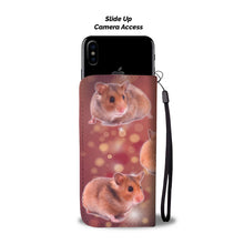 Load image into Gallery viewer, Cute Djungarian Hamster Print Wallet Case-Free Shipping