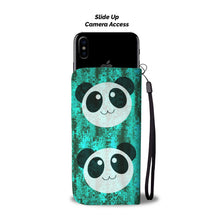 Load image into Gallery viewer, Cartoonized Panda Print Wallet Case-Free Shipping