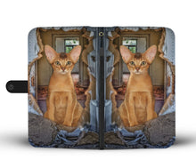 Load image into Gallery viewer, xyzAbyssinian Cat 3D Print Wallet Case-Free Shipping