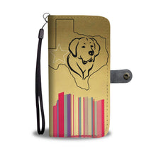Load image into Gallery viewer, Cute Golden Retriever Sketch Print Wallet Case-Free Shipping-TX State