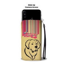 Load image into Gallery viewer, Cute Golden Retriever Sketch Print Wallet Case-Free Shipping-TX State
