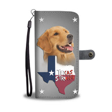 Load image into Gallery viewer, Cute Golden Retriever Print Wallet Case- Free Shipping-TX State