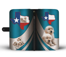 Load image into Gallery viewer, Cute Golden Retriever Puppies Print Wallet Case-Free Shipping-TX State