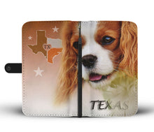 Load image into Gallery viewer, Cavalier King Charles Spaniel Print Wallet Case-Free Shipping-TX State