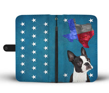 Load image into Gallery viewer, Cute Boston Terrier Print Wallet Case- Free Shipping-TX State